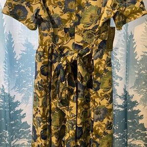 Lane Bryant NWT Floral V-Neck jumpsuit